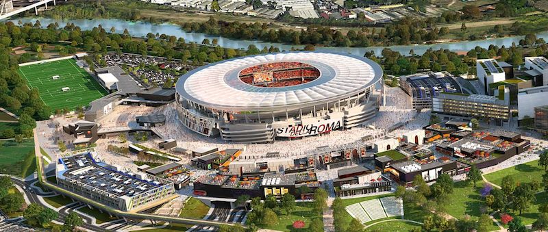 Roma, nuovo Stadio A.S. Roma: ma i 100 milioni del Ponte?